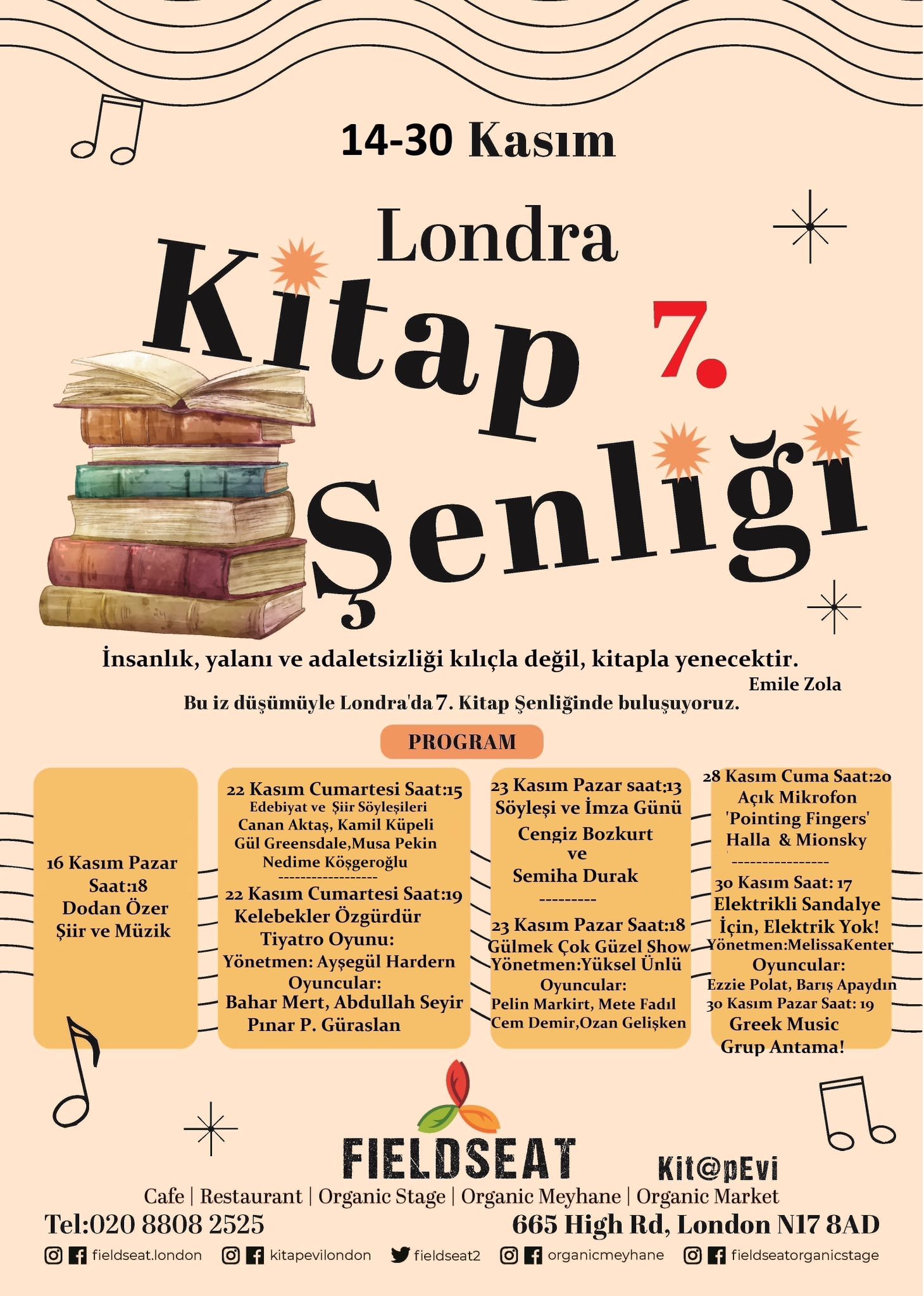 Londra’da Kit@Pevi’nin 7. Kitap Şenliği Başlıyor