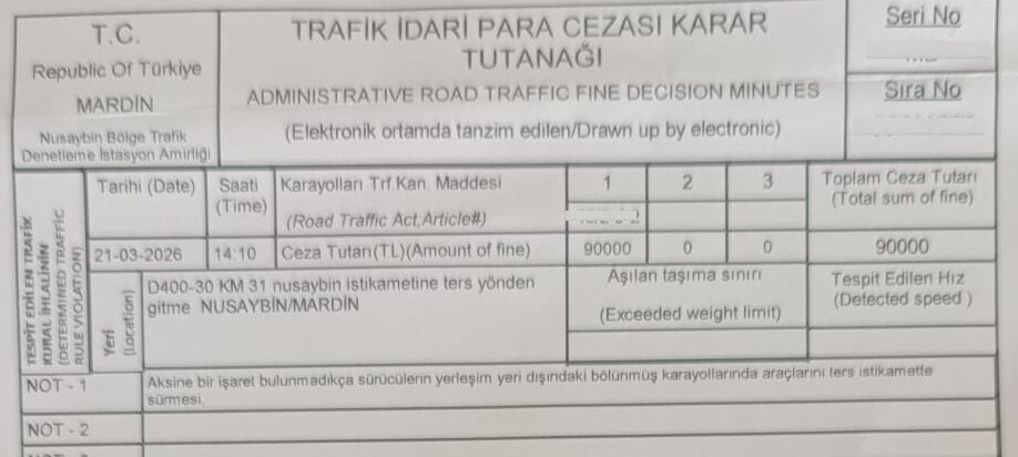 Selden Kaçarken Trafik Cezası Yedi! Gurbetçi