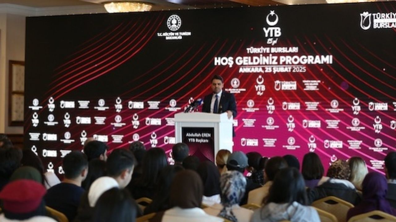 Türkiye Bursları programını kazanan uluslararası öğrencilere 'Hoş Geldin' etkinliği