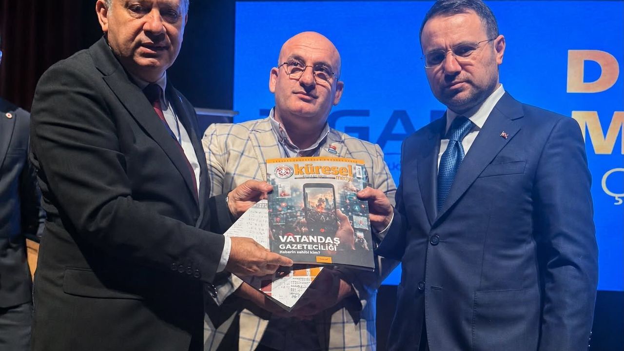 Bakan Gürlek'e Dim’den gazetecilik yasası taslağı sunumu
