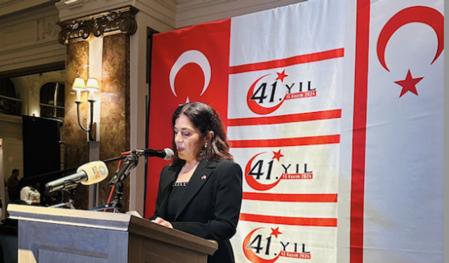KKTC Londra Temsilcisi Büyükelçi Çimen Keskin'in 15 Kasım Cumhuriyet Bayramı iletisi