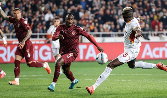 Galatasaray, Atakaş Hatayspor deplasmanında 2 puan bıraktı