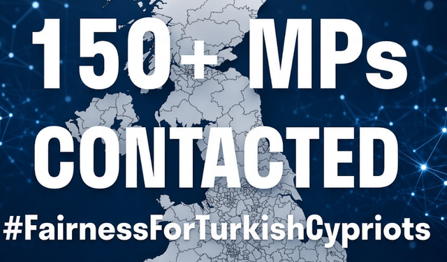 Yüzlerce Kıbrıslı Türkün 150’den Fazla İngiliz Milletvekiline Ulaşmasını Sağladı