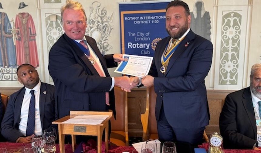 Londra’nın Kalbinde Bir Türk İmzası:  'The City of London Rotary Kulübü' Resmen Kuruldu