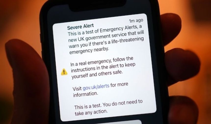 İngiltere’de Acil Durum Sistemi Test Edildi
