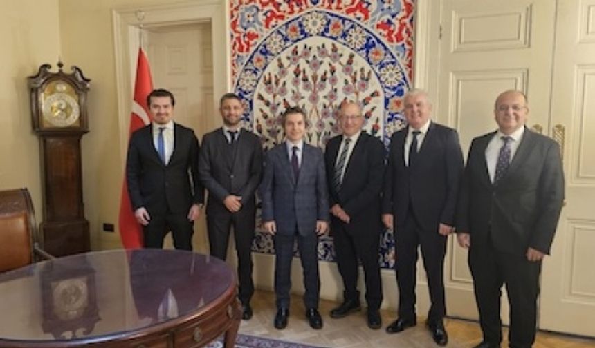 Zeytin ADR’den Londra Büyükelçiliğine Ziyaret