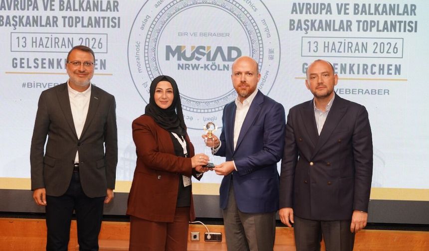 MÜSİAD Birleşik Krallık Başkanı Türkan Akbaş ödülü aldı